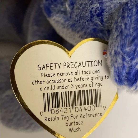Beanie Baby Periwinkle - Picture 5 of 10